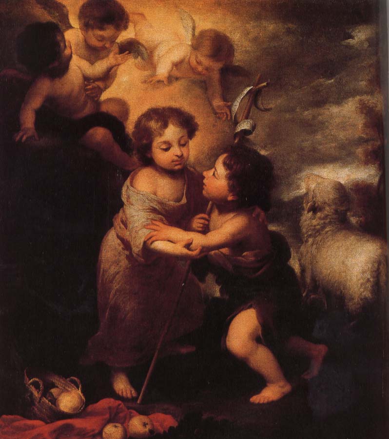 Bartolome Esteban Murillo Childhood of Christ and John the Baptist